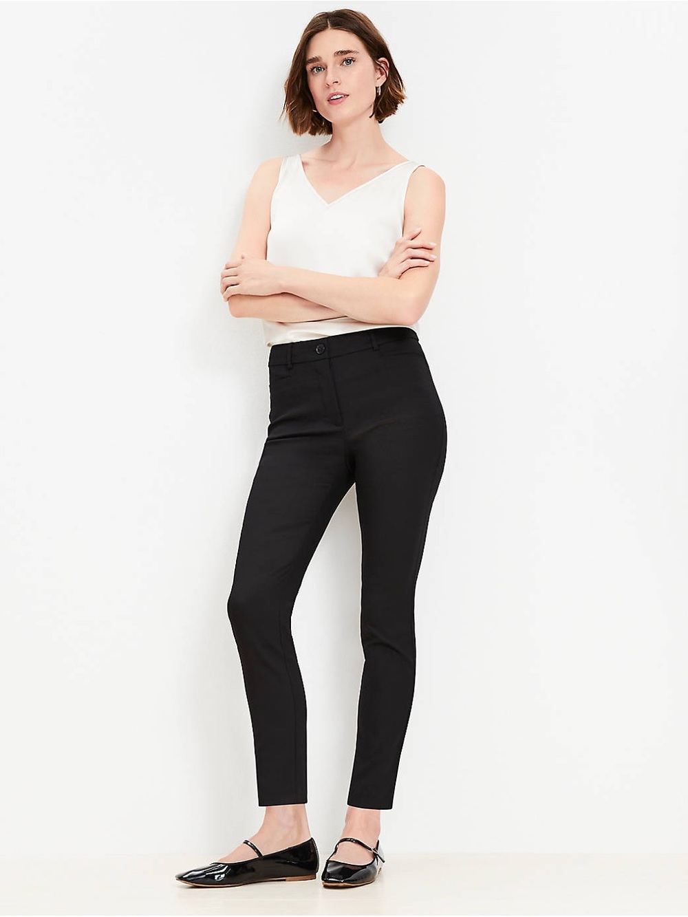 NWT LOFT Sutton Curvy Skinny Pants